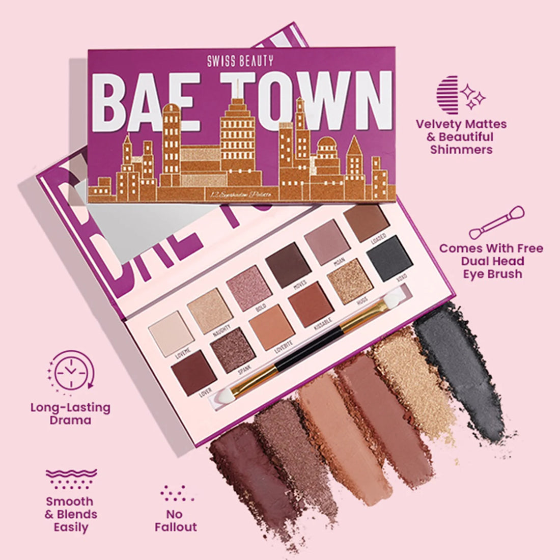 Bae Town Eyeshadow Palette - Shringar Bazaar