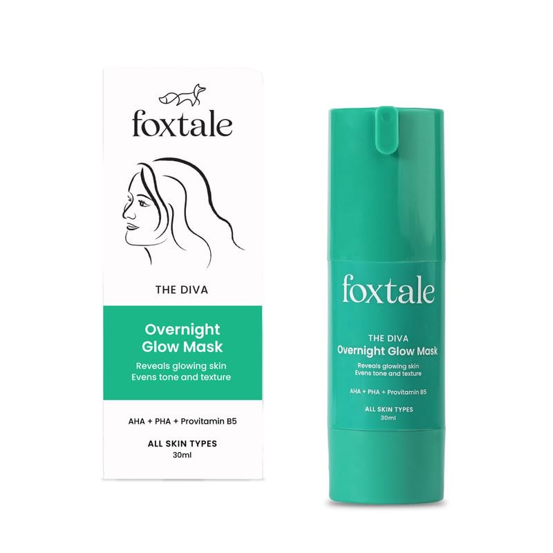 Foxtale Overnight Glow Mask | 4% Glycolic Acid
