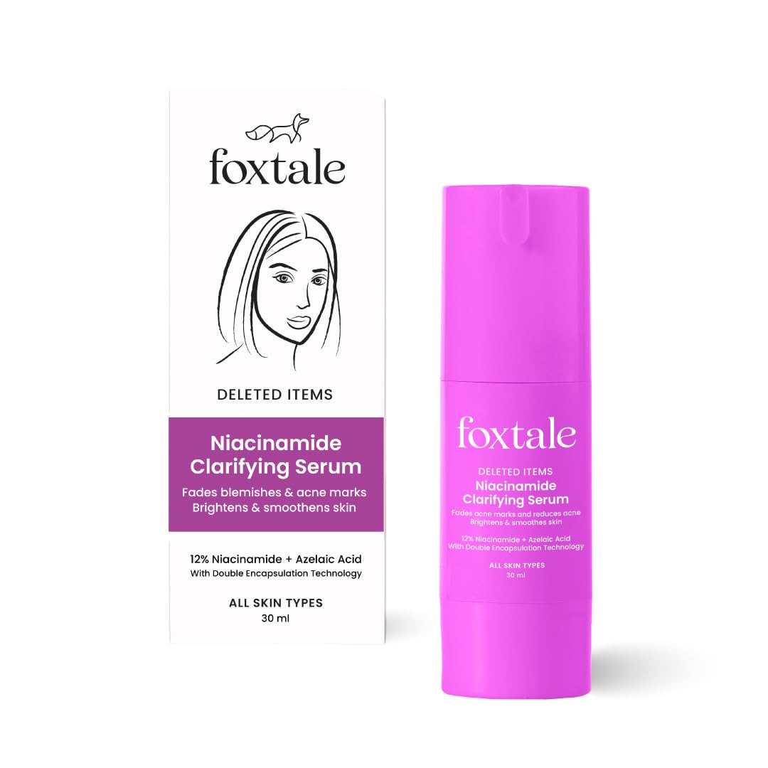 Foxtale 12% Niacinamide Face Serum with Azelaic Acid