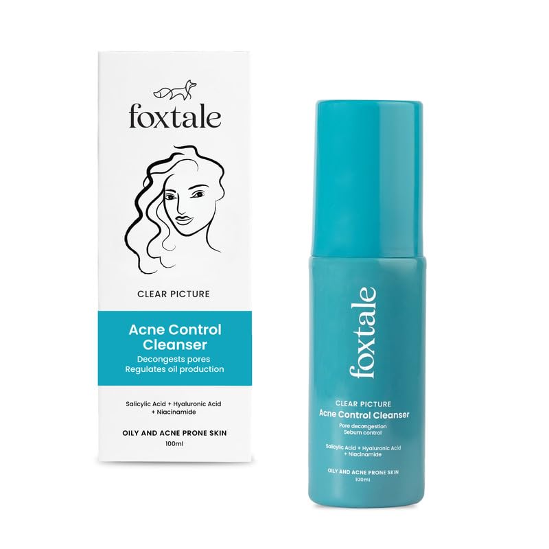 Foxtale 2% Salicylic Acid Face Wash for Oily & Acne Prone Skin