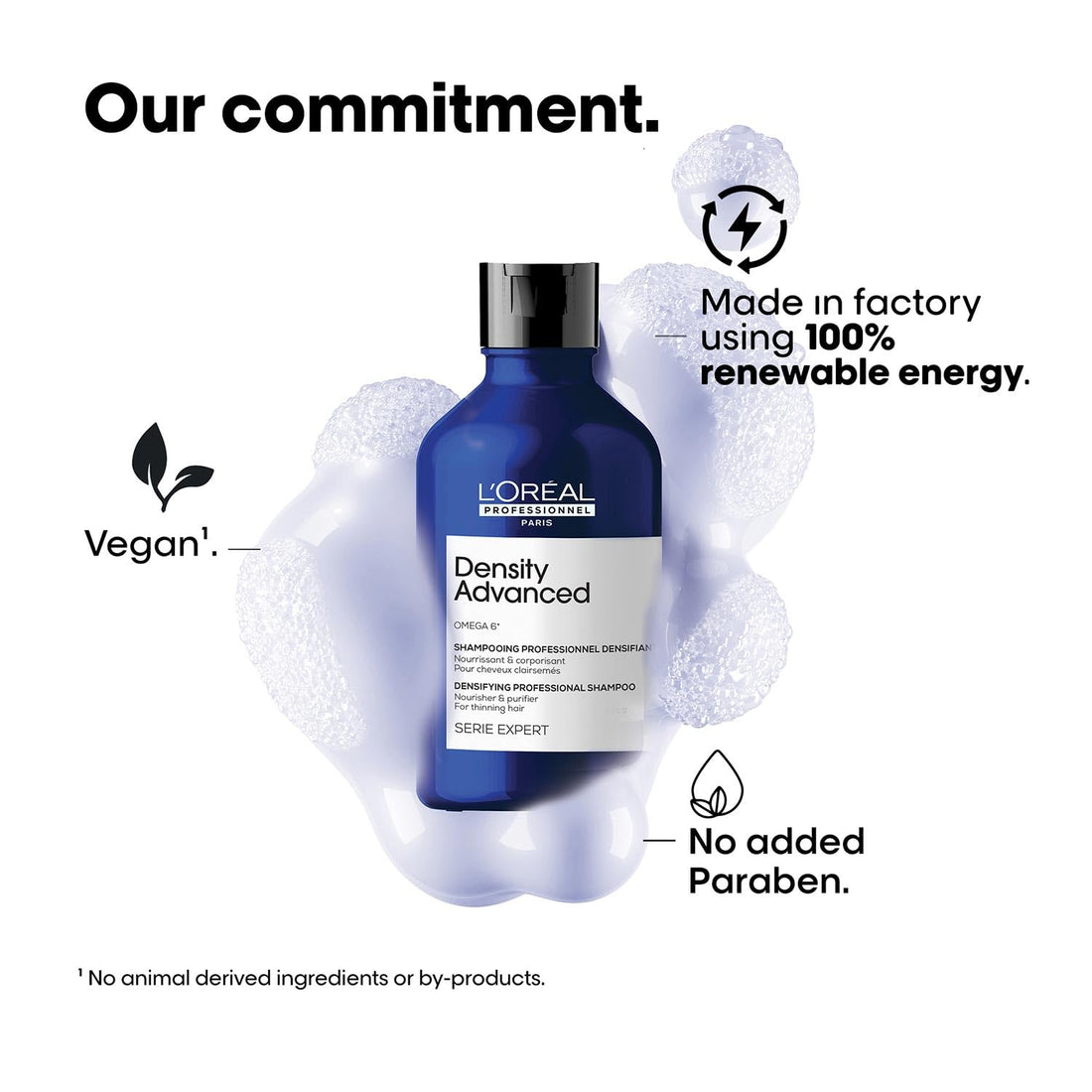 L’Oréal Professionnel Density Advanced Shampoo for Thinning Hair 300ml | Visibly Increases Hair Volume & Bounce with Omega 6 | Restore Hair Vitality | For Men & Women - Shringar Bazaar