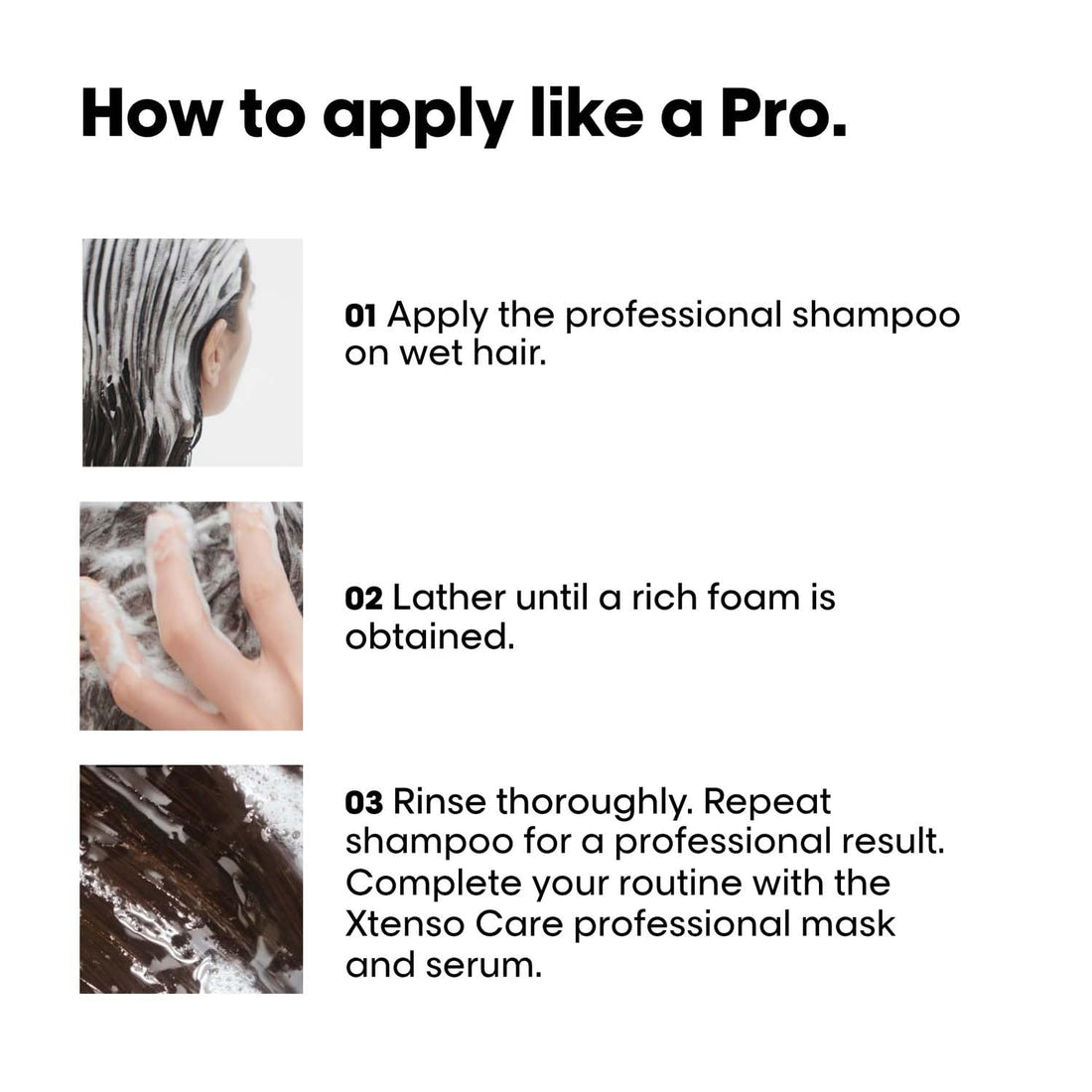 L'Oréal Professionnel Xtenso Care Shampoo for Frizz-Free, Smooth & Manageable Hair 250ml | Enriched with Pro Keratin & Incell | For Men & Women | Unruly, Unmanageable Hair - Shringar Bazaar