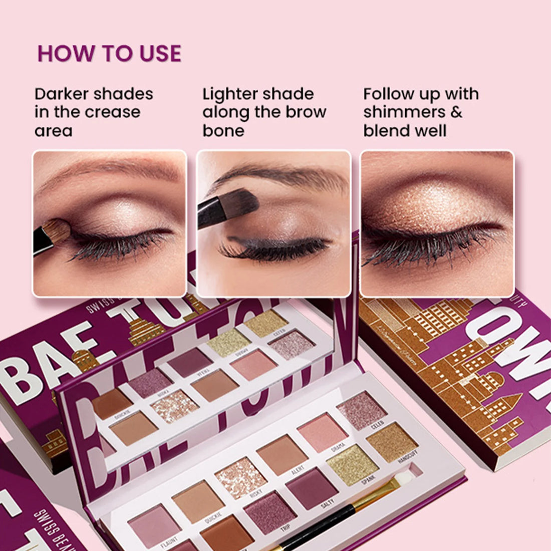 Bae Town Eyeshadow Palette - Shringar Bazaar