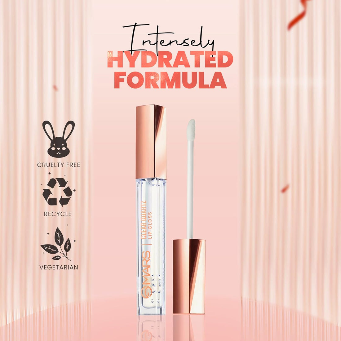 MARS Clear Quartz Lip Glossy For Women - Shringar Bazaar