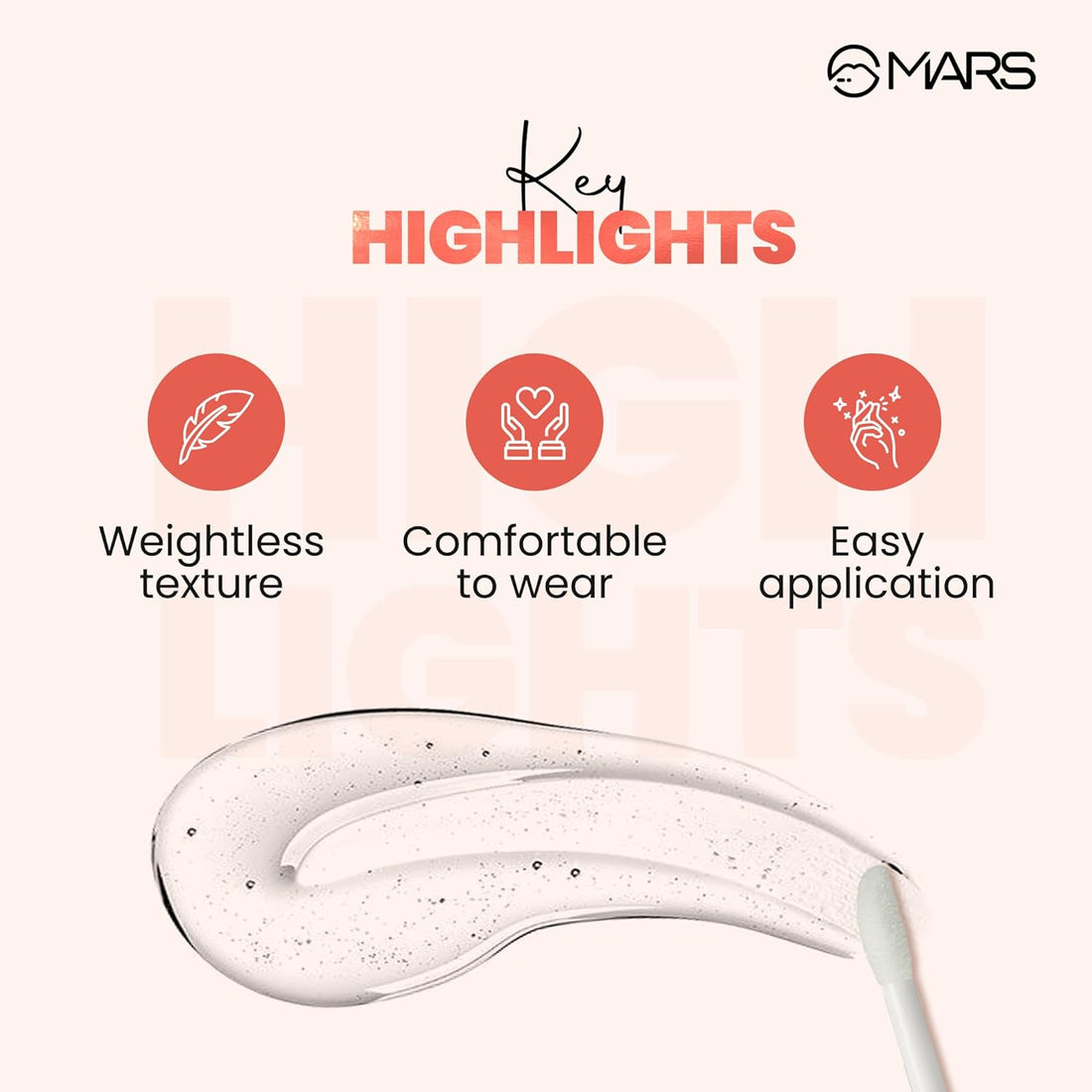 MARS Clear Quartz Lip Glossy For Women - Shringar Bazaar