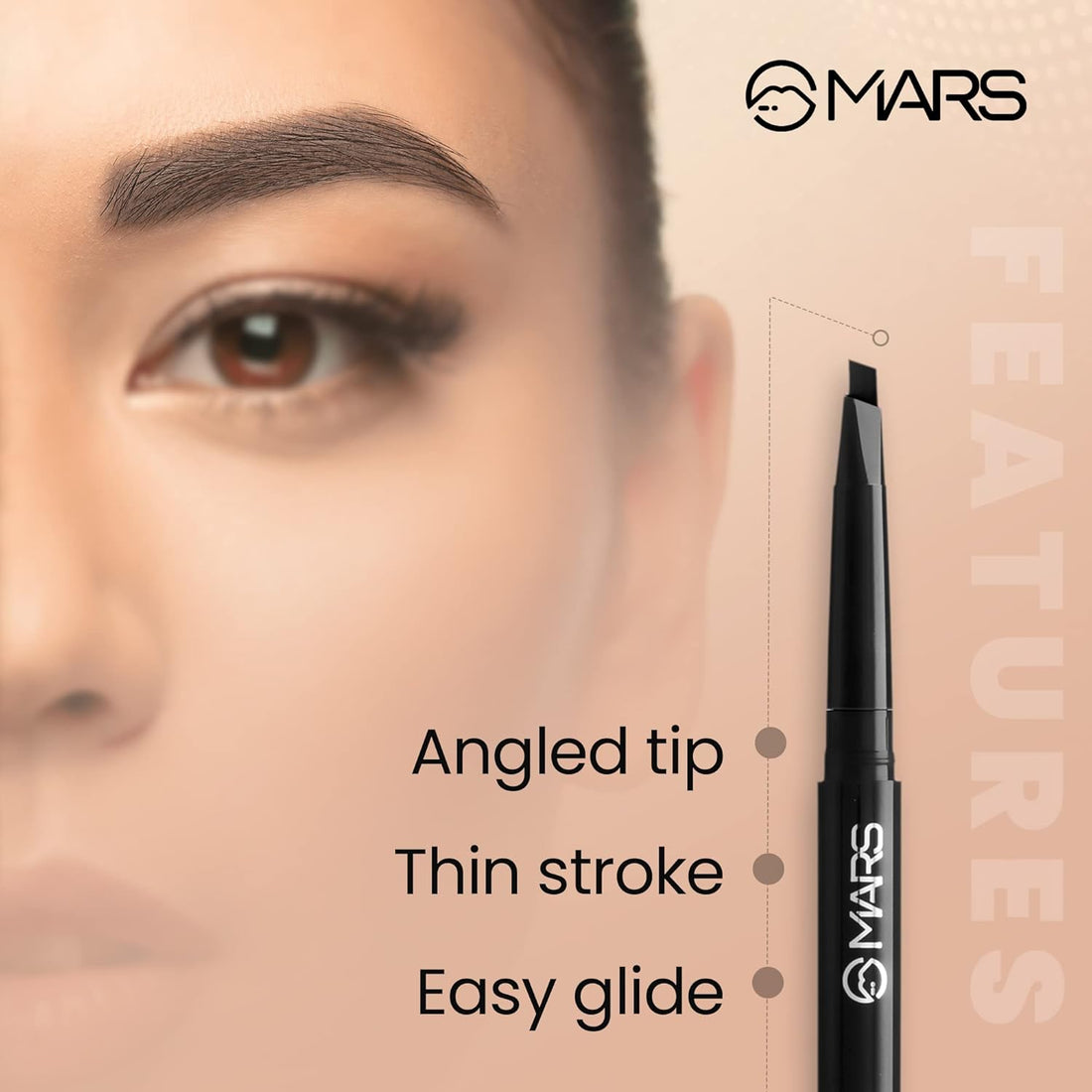 MARS Micro Precision Brow Pencil with spoolie - Shringar Bazaar
