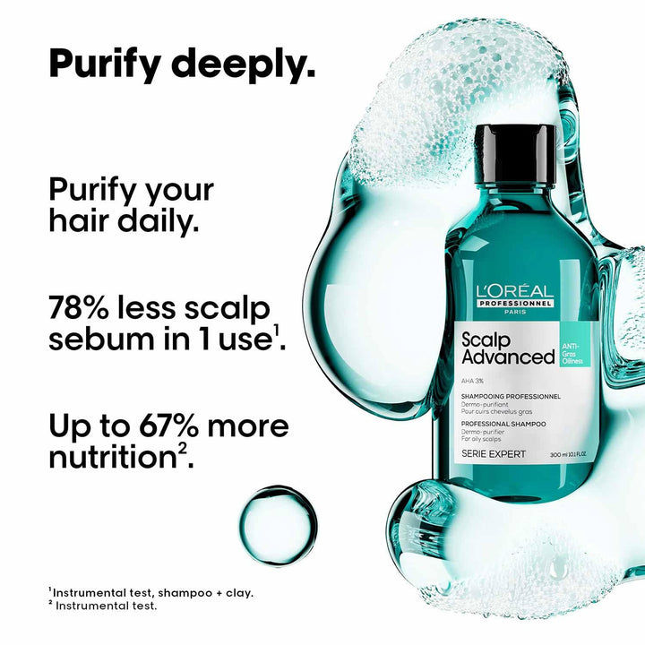 L’Oréal Professionnel Scalp Advanced Anti-Oiliness Dermo-Purifier Shampoo - Shringar Bazaar