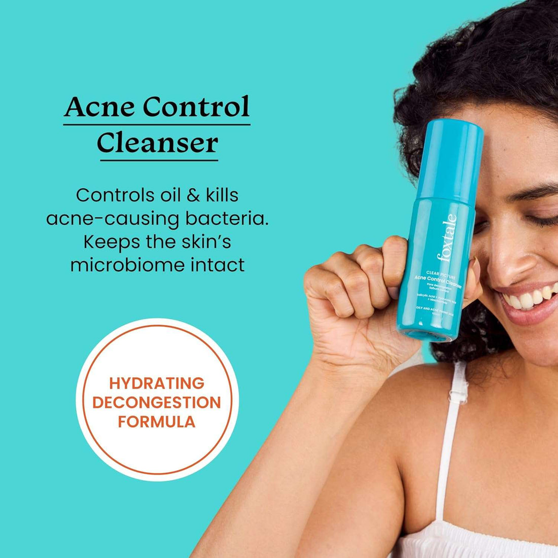 Foxtale 2% Salicylic Acid Face Wash for Oily & Acne Prone Skin