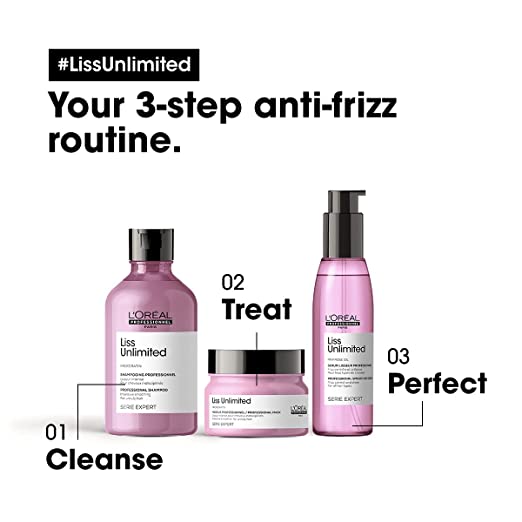 L’Oréal Professional Liss Unlimited Shampoo, mask, oil Combo (300ml, 125ml, 250ml)
