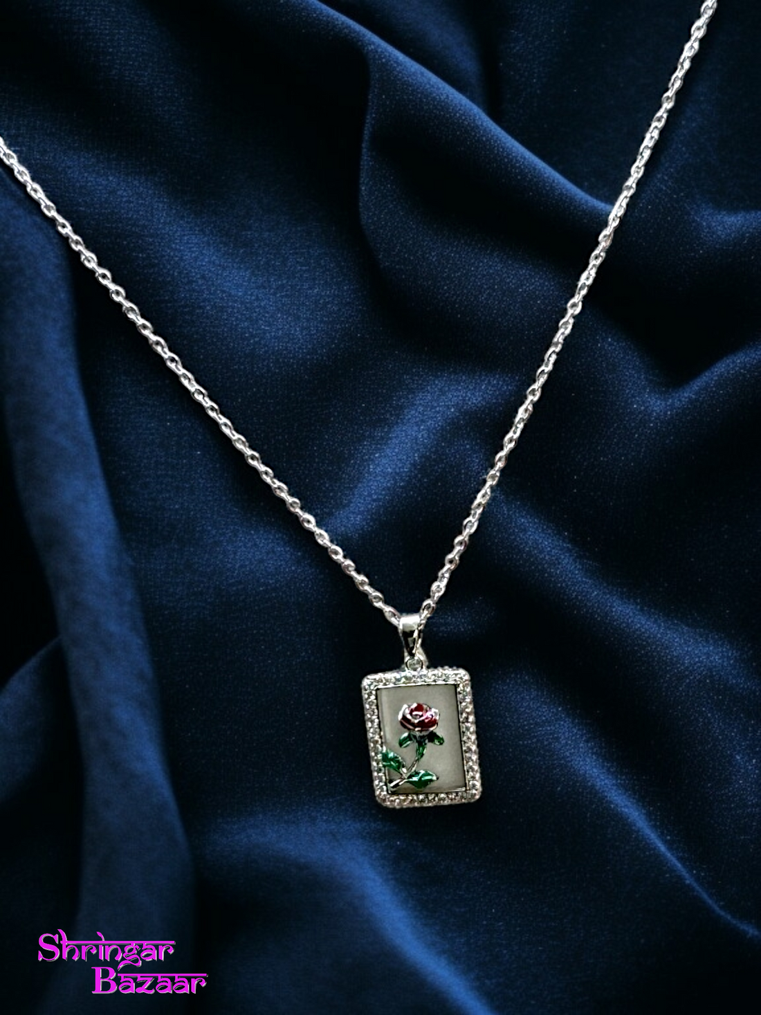 Bloom Frame Pendant - Shringar Bazaar