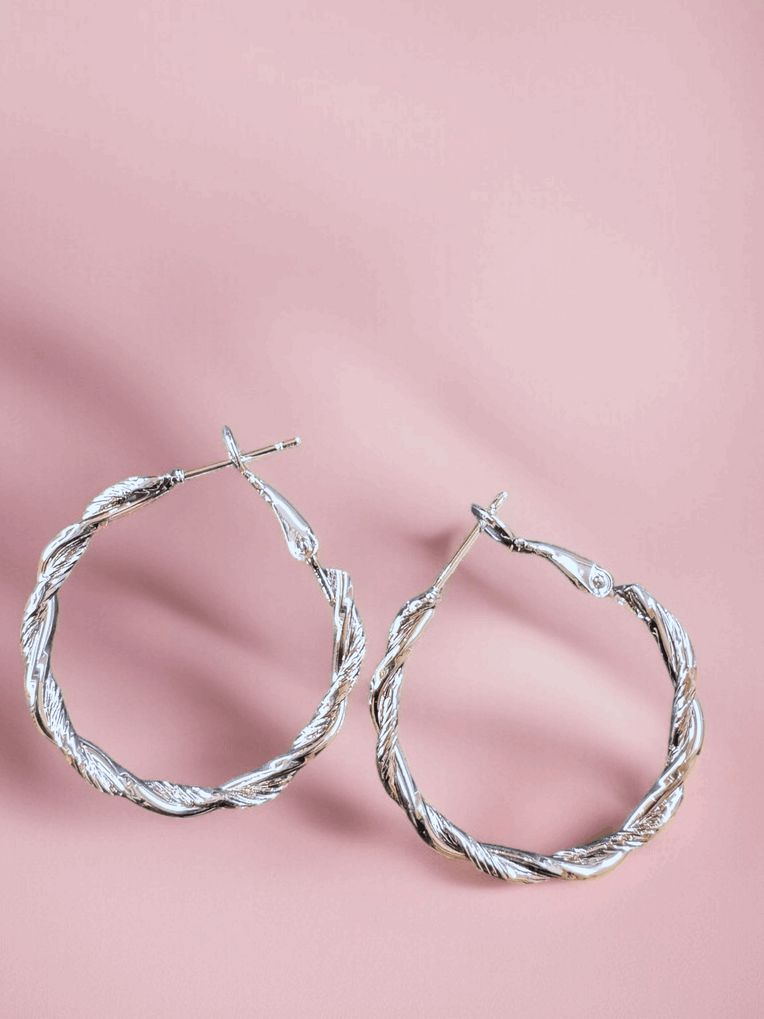 Twisted Hoop Earrings