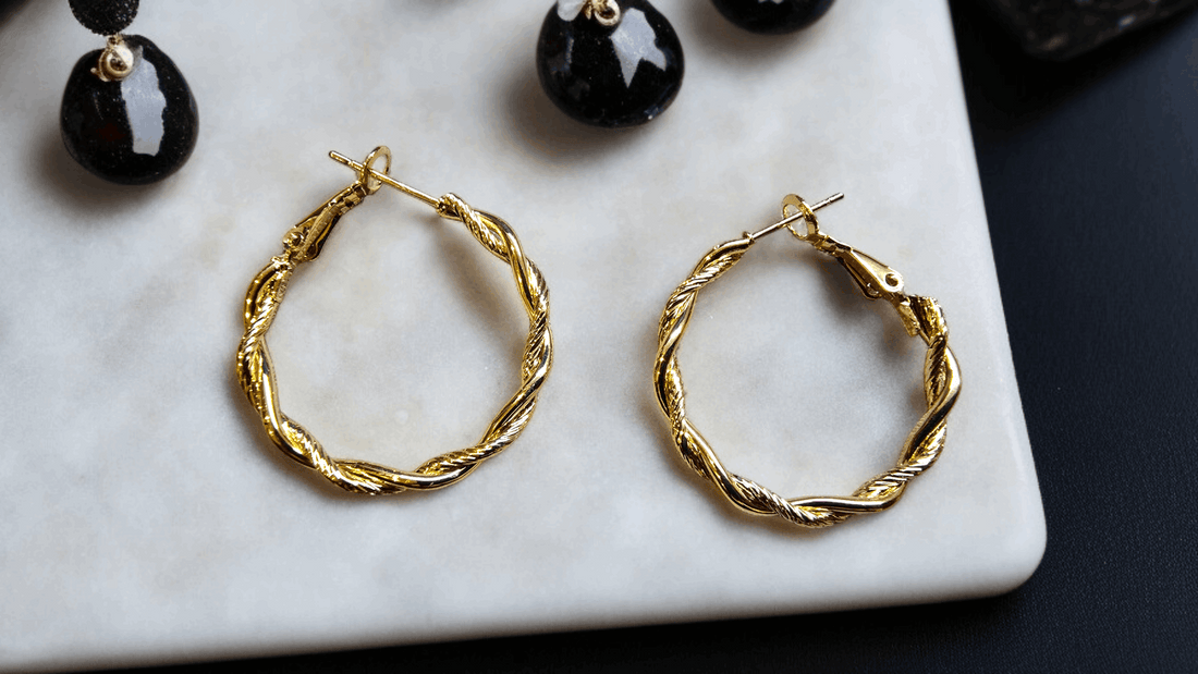 Twisted Hoop Earrings