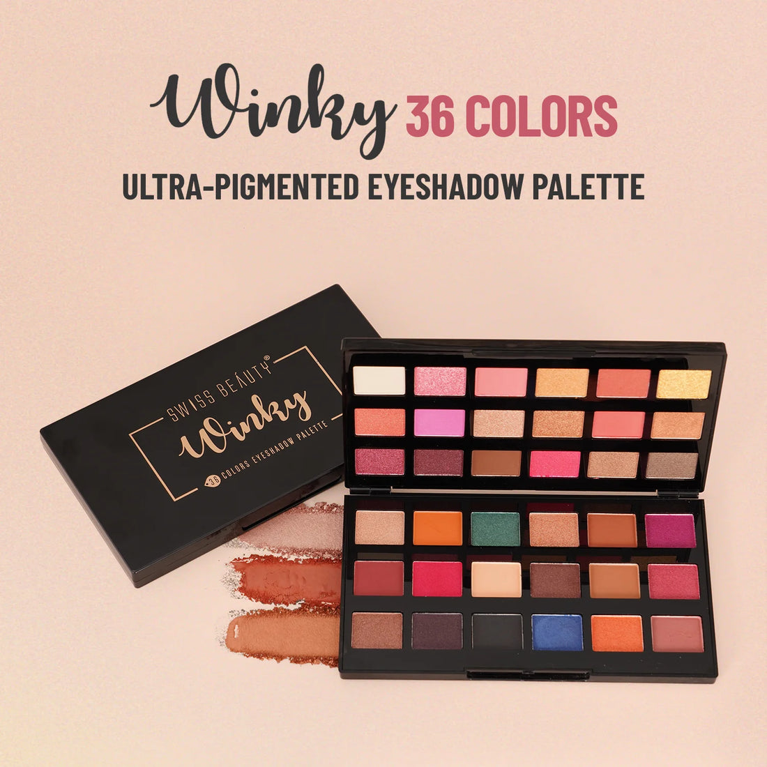 Winky 36 Color Eyeshadow Palette - Shringar Bazaar