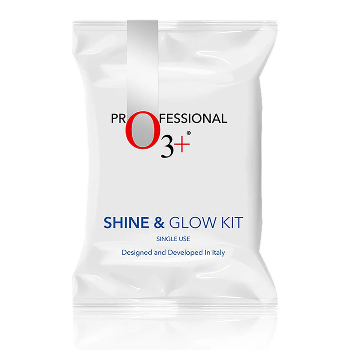 O3+ Shine & Glow Facial Kit for Instant Glowing Skin | Unisex Facial Kit for All Skin Types